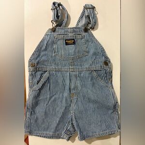 OshKosh B'gosh Kids Blue Pinstripe Overalls